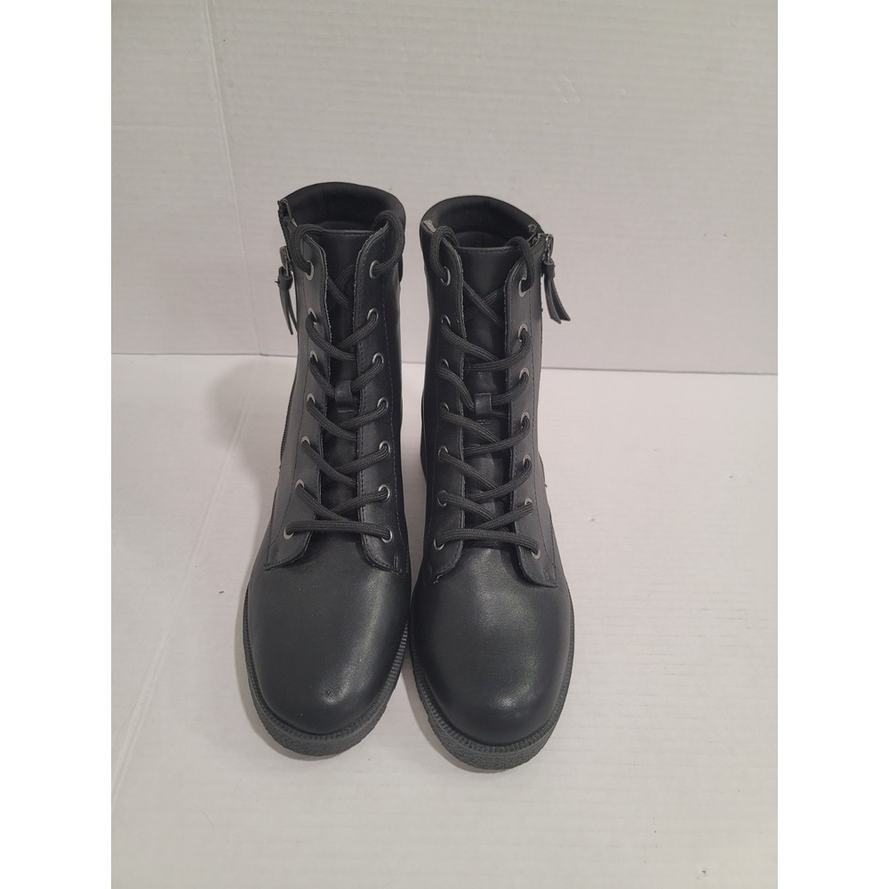 Dr Sholl's Woman's Boots 9m leather above ankle zipper side